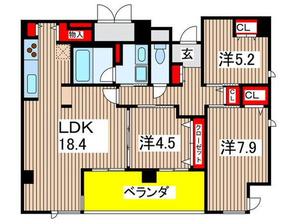 Ａｍｉｓｔａｄの物件間取画像